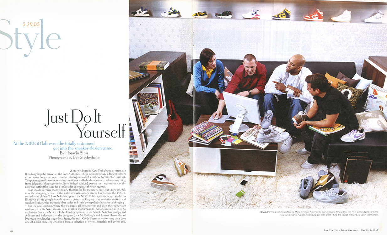 Nike ID. New York, NY. The New York Times Magazine.