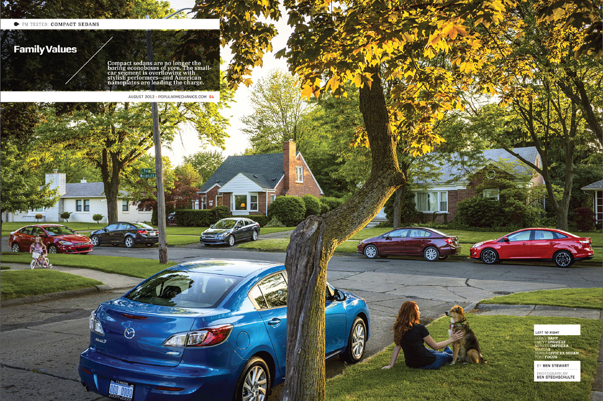 Mid-Size Car Survey. Detroit, MI. Popular Mechanics. 